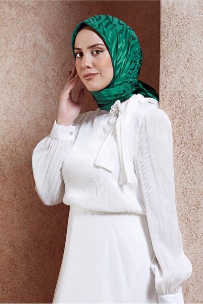 Alvina ALVINA 8454 وشاح جاكار منقوش بنقشة الحمار الوحشي