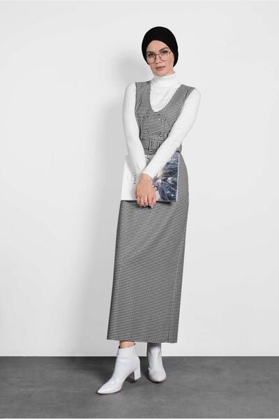 Alvina KOPČANA K Kaiš İ Haljina sa houndstooth uzorkom 40126