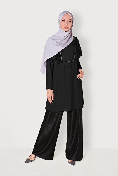 Alvina TUNIKA SA DETALJIMA OD PERJA I BISERA 40536