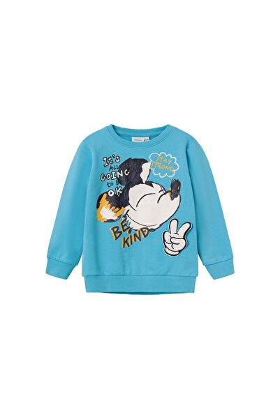 name ıt Hanorac cu mânecă lungă cu imprimeu Mickey Mouse pentru băieți - Moal...