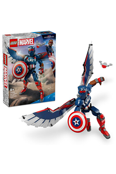 LEGO ® Marvel Noua Figurină de Construcție Căpitanul America 76296 - Set de C...
