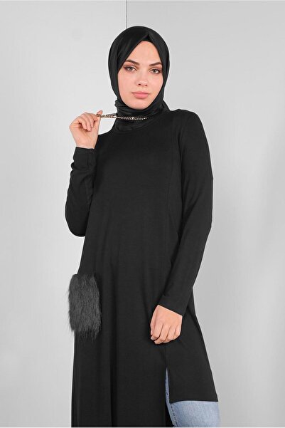 Alvina Pocketed Fur Tunic 41238