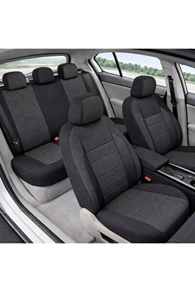 SMARTIC car seat cover set, Elegance, 11 pieces, airbag compatible, 3 layers ...