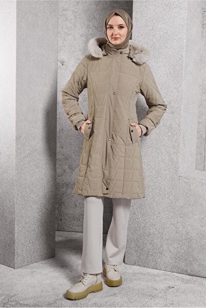 Alvina ÇIKARILABİLİR KAPÜŞONLU KABAN 90510