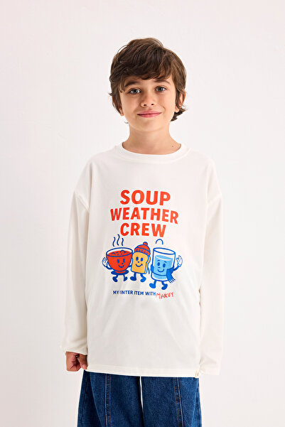 Marvy Winter Themed Printed Long Sleeve Tshirt