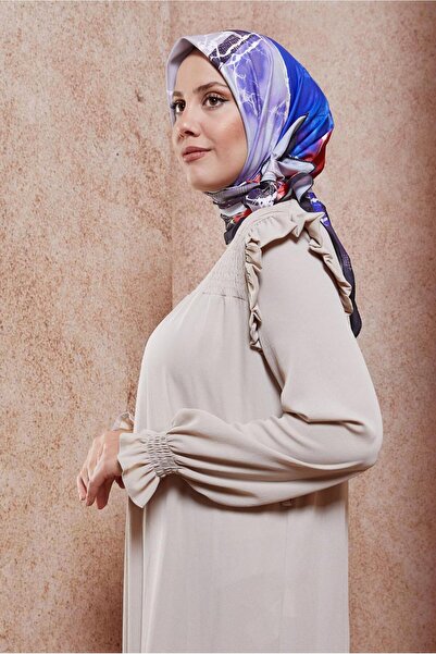 Alvina ALVİNA 8426 Модель Шарф з мармуровим візерунком