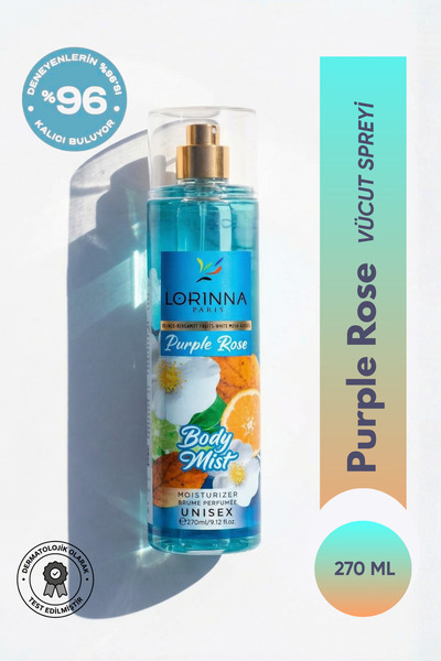 Lorinna Paris Purple Rose Body Mıst 270 ml