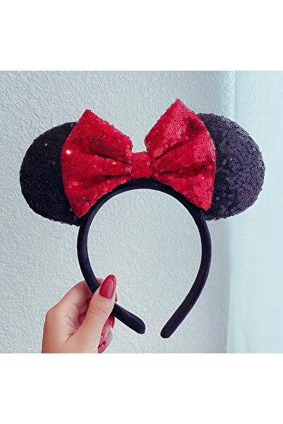 Joinkidz Minnie Mouse Kulaklı Payetli Taç