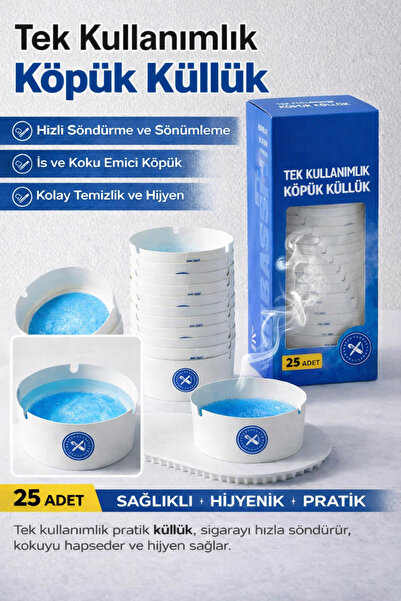 Anadolu Saray 25 Pieces of Gel Ashtray – New Generation Ash and Odor Absorbin...