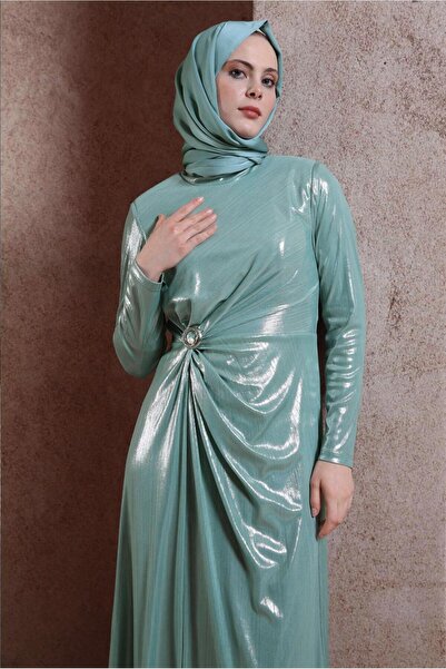 Alvina AKSESUAR DETAYLI ABİYE ELBİSE 50415