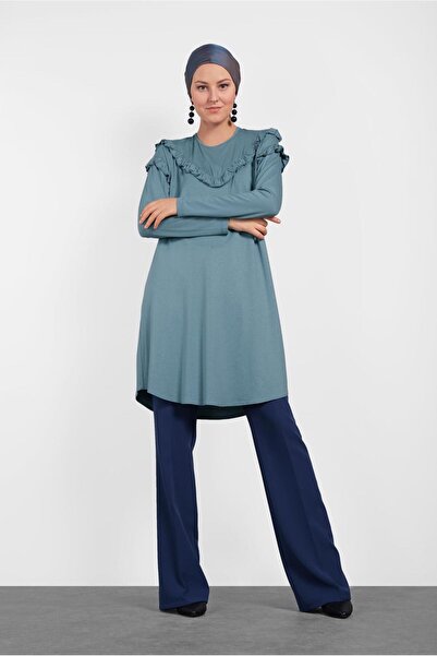 Alvina FIRFIR DETALJNA Pamučni džersej TUNIKA 4363