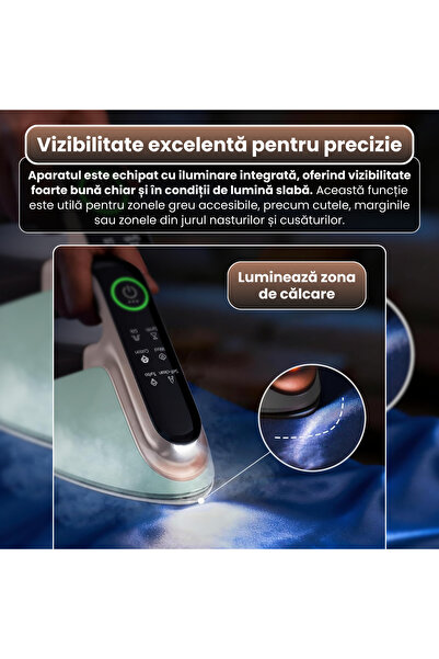 RAPAZ TREND RPZ Fier de calcat cu abur RAPAZ Nano PRO 2400W, jet turbo 200 g/min