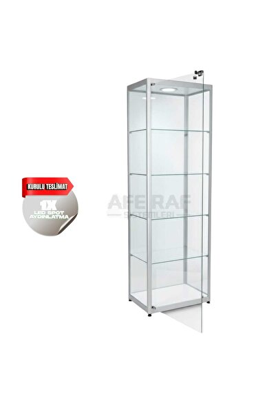 AFE DEKOR KURULU CAMLI VİTRİN, KOLEKSİYON, CAMLI VİTRİN GÜMÜŞLÜK, VİTRİN- 30X...