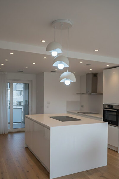 Sellor 3’lü Beton Görünüm Sarkıt Avize Toz Tutmayan Bio Yapı, Loft İskandinav...