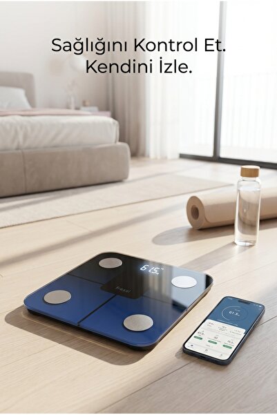 Fressi Dijital Baskül Nova Bluetooth Grandyan Vücut Analiz Tartısı
