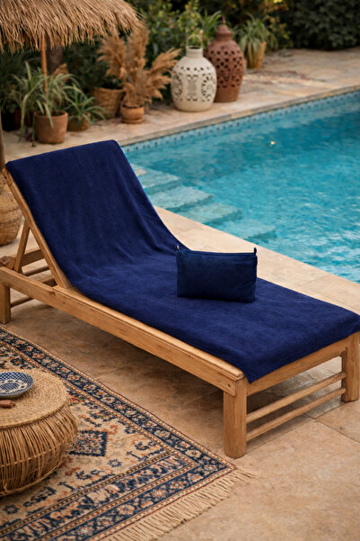 Miespiga 100% Cotton Beach Towel and Waterproof Wet-Dry Swimsuit Bag Set of Two