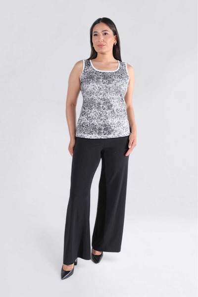 TOLGA SARAÇOĞLU Minimalist Sleeveless Women's Tank Top - Comfortable and Styl...