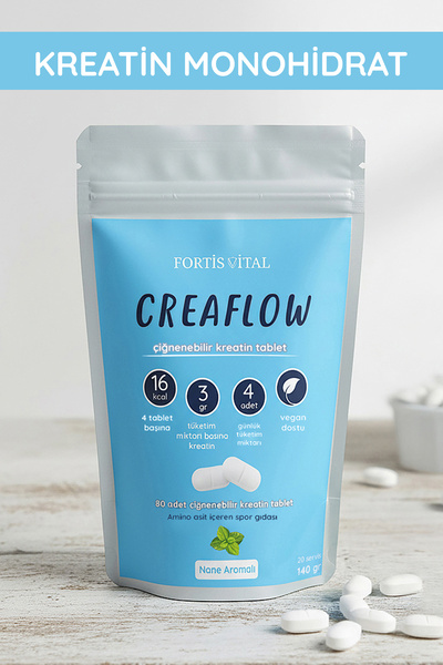 Fortis Vital Creaflow Çiğnenebilir Kreatin 80 Tablet