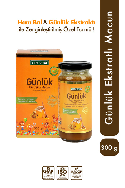 Aksu Vital Günlük Ekstraktlı Macun Havlıcan Ilaveli Çocuk Macunu 300gr