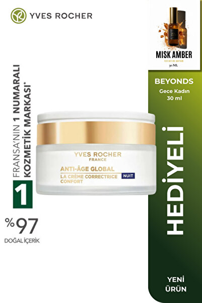 Yves Rocher Gece Kremi - Yenileyici Yaşlanma Karşıtı Bitkisel Kök Hücre Bakım...