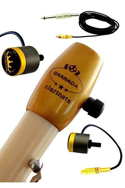 Granada Klarnet Mikrofonu Kablo Ve 68 Mm Ağaç Baril
