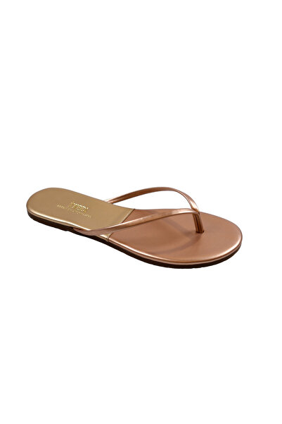 Tkees Women's Classic Gold/Rose Stylish Daily Flip Flops
