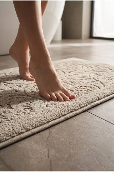 VAROL 2 سجادة منشفة للقدم من قماش الجاكاراندا