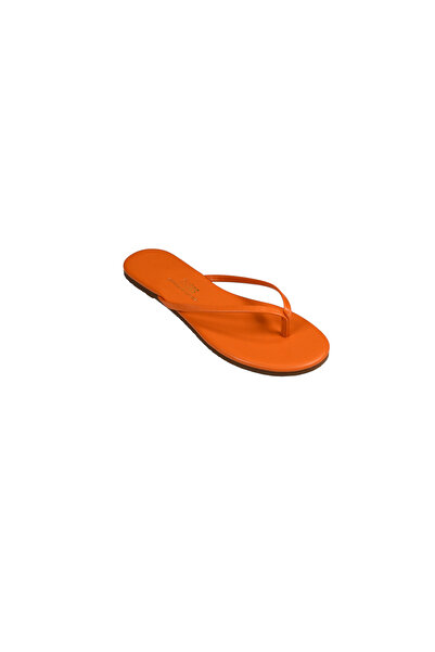 Tkees Flip-flops de damă clasici, portocalii, eleganți, casual
