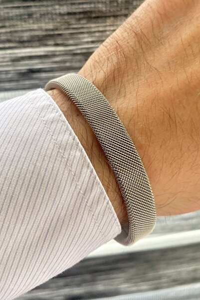 Jenny Daphne سوار رجالي من الفولاذ 319L، مشبك من القش، لا يبهت، لا يبهت، لا يبهت