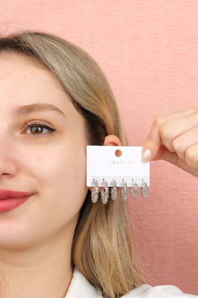 Jack Ferrero Kadın Prinç Renk Atmaz Garantili Küpe