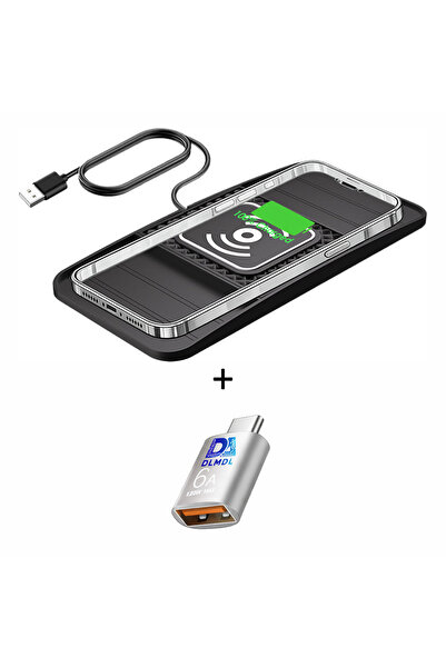 DLMDL Încărcător Auto Wireless 3 În 1 , 15w, Compatibil Cu Telefon, Ceas Inte...