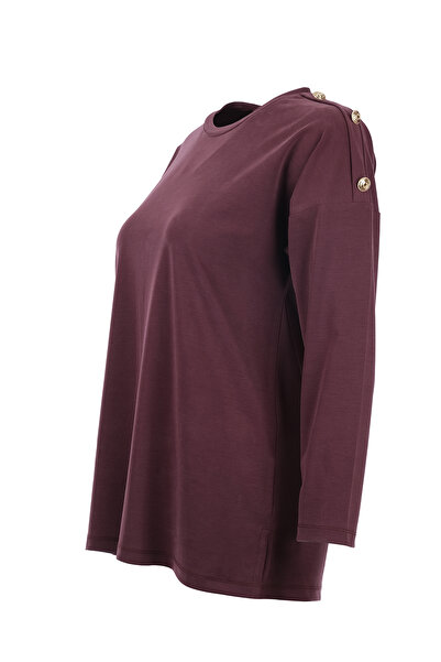 ON Bluză cu detaliu de nasturi pe umeri