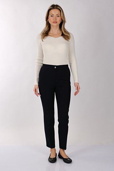 MODİVA Modiva Minimalist Visok struk 7/8 Uske kroj Ženske Hlače - Ležerne i U...