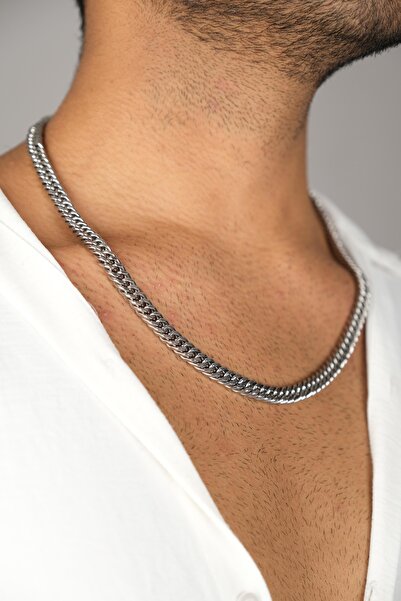 Jack Ferrero قلادة رجالية من الفولاذ لا تترك ألوان مضمونة