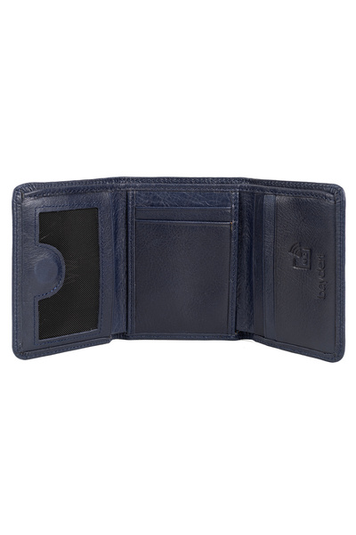 BAYDERİ Bayderi Olis Мъжки портфейл от естествена кожа с RFID защита и магнит...