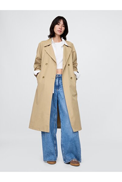 GAP Kadın Bej Icon Trençkot