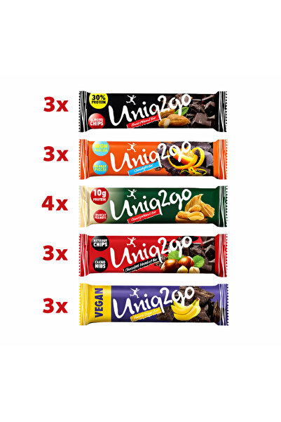 Uniq2Go 16 قطعة من سلسلة ألواح بروتين ميدي مختلطة