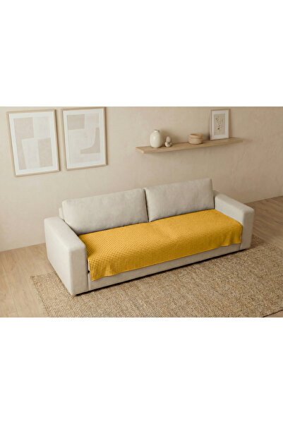 destinyhometex Калъф за диван/одеяло за телевизор без ресни с вафлен мотив 10...