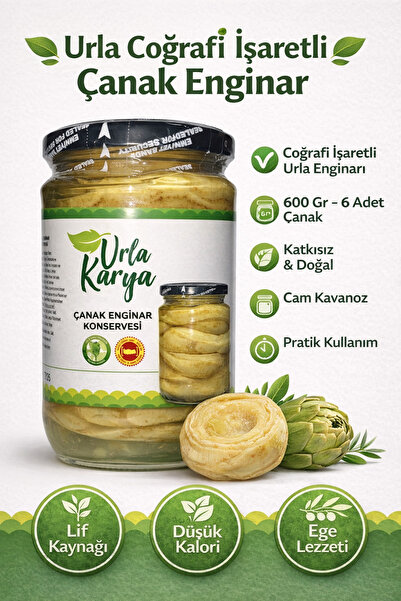 Urla Karya Urla Coğrafi İşaretli Sakız Çanak Enginar Konservesi - 600 Gr - 6 ...