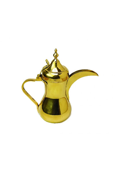 BASURRAH Baghdadi coffee pot set for Arabic coffee, three sizes, shiny gold