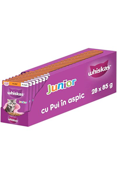 Whiskas plic junior 80grx28