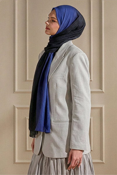 SilkTouch Mor Degrade Desen Kraş Şal