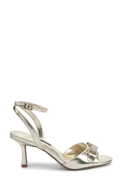 Nine West Sandale cu toc pentru femei GILLA 5PR Gold