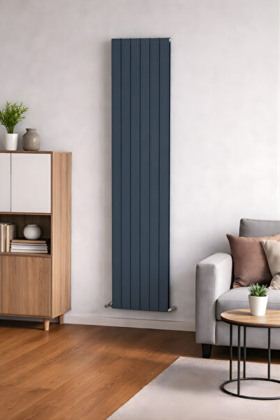 AEON Smyrna Alüminyum Radyatör 180cm x 42cm (6 Dilimli) Antrasit