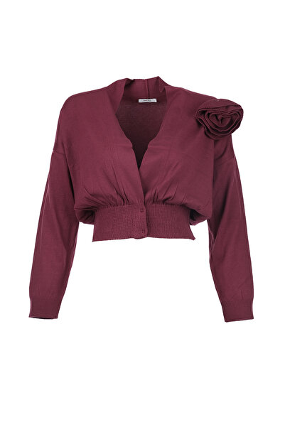 Unique fashion Cardigan crop pentru femei, cu mânecă lungă, cu decolteu în V,...