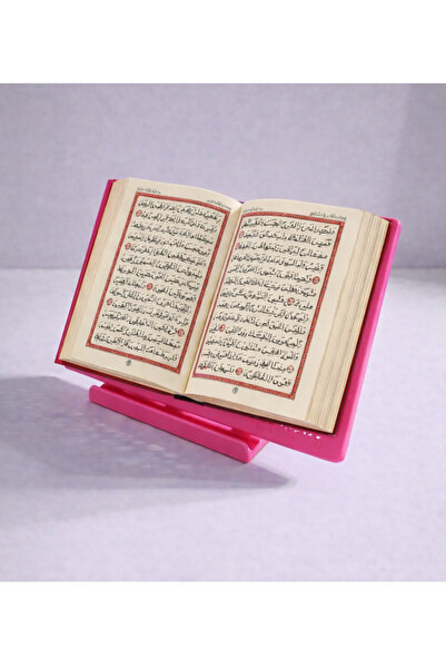 Rasa Raşa Design Pembe Portatif Ayarlanabilir Kitap ve Kur'an-ı Kerim Okuma S...