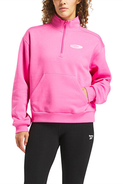 Reebok IDE BRAND PROUD MIDLAYER Pembe Kadın Sweatshirt