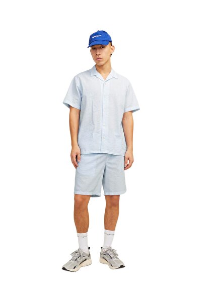 Jack & Jones Jack&Jones Oversize kroj Muška košulja kratkih rukava Prugasto -...