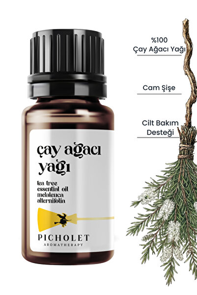 Picholet Çay Ağacı Uçucu Yağı 10 ml %100 Saf ve Doğal (Tea Tree Essential Oil)