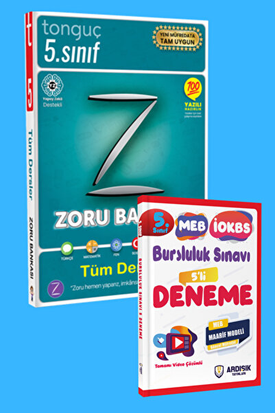 Tonguç Yayınları 5. Sınıf Zoru Bankası Tüm Dersler + Bursluluk Deneme Sınavı ...